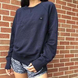 acne studios face patch hoodie